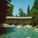 Covered Bridge over the south fork Merced River in Wawona, Yosemite National Park