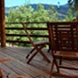 Mountain view from cabin deck