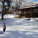 Cabin in winter