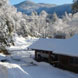 Cabin in winter